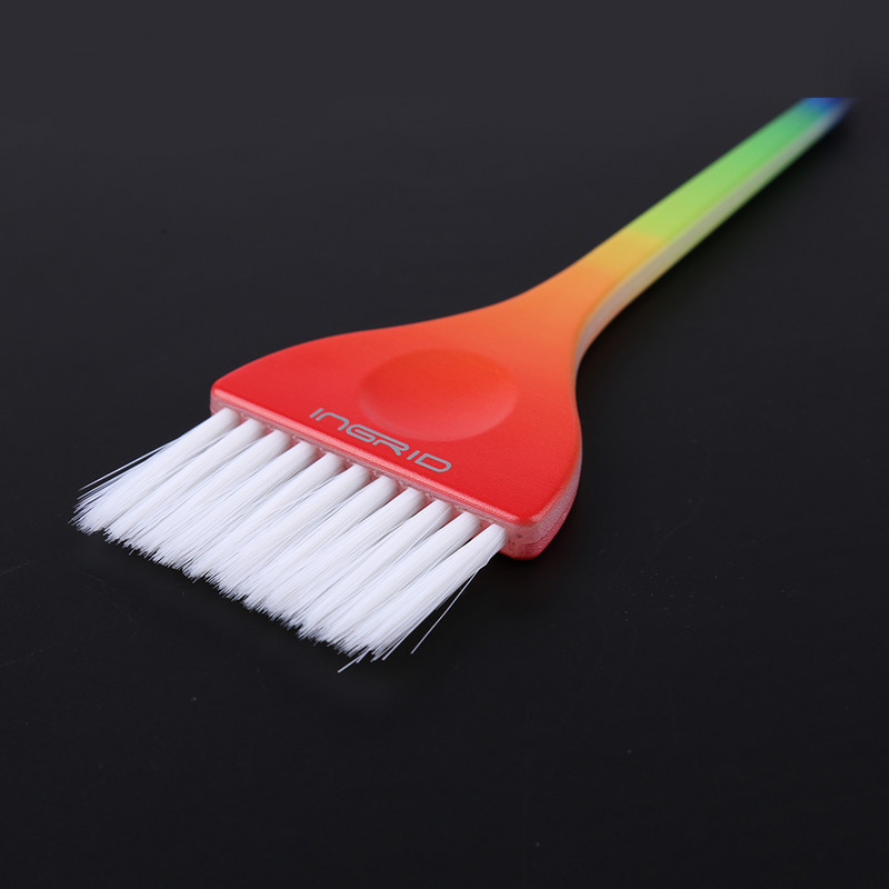 1 buc Perie pentru vopsea de păr curcubeu de culoare gradient, perie pentru vopsea pentru colorarea părului, pieptene practic, accesorii pentru coafură de salon