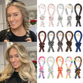 Slik Satin Heatless Hair Curler Headband για γυναίκες Περιτυλίγματος μαλλιών Κορδέλα μπούκλας για κορίτσια Scrunchies Headwear Αξεσουάρ μαλλιών μπούκλα