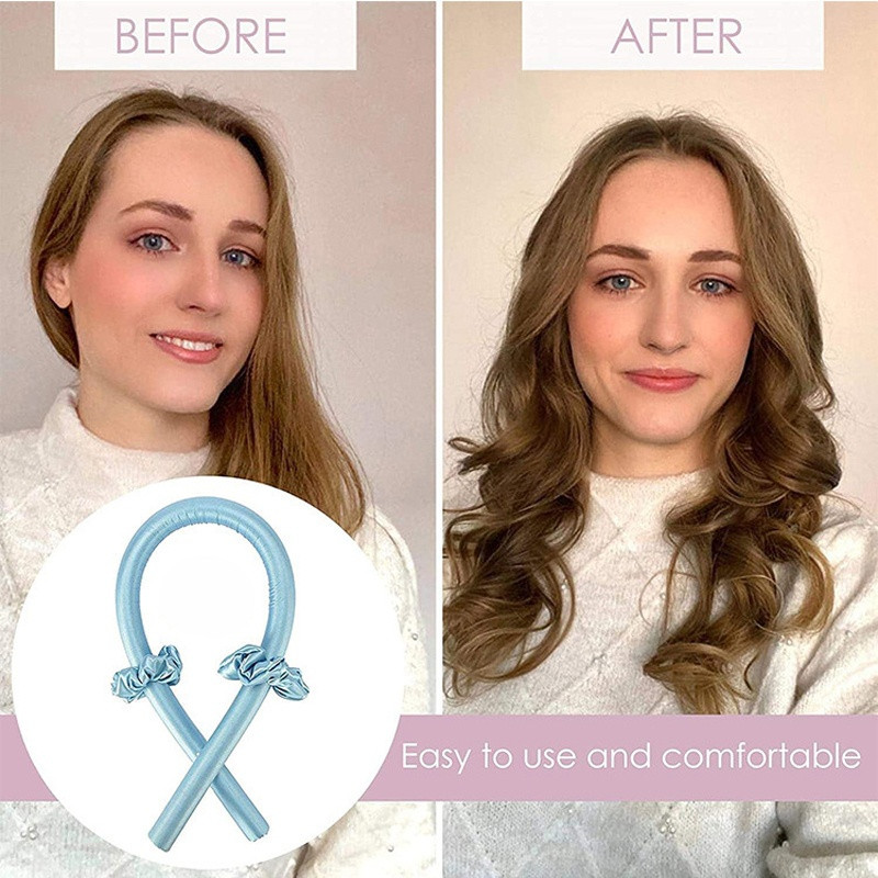 Nekarsējama kērlinga stieņa galvas saite bez karstuma cirtas lentes matu ruļļi gulēšanai matu ruļļi DIY matu veidošanas rīki Dropshiping