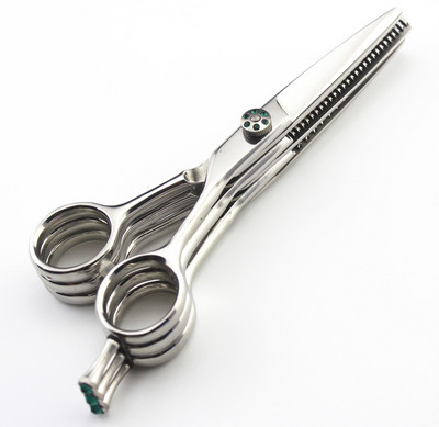 Foarfece profesionale de lux Japonia 440c 5.5 inch 3 în 1 foarfece de tuns mașină de tuns foarfece de frizerie