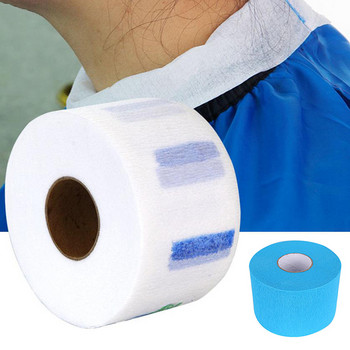 1 Roll Barber Neck Paper Σιγαστήρα μίας χρήσης Χαρτί αξεσουάρ κοπής μαλλιών Κάλυμμα γιακά Εργαλεία κομμωτηρίου Εξάρτημα κουρείου