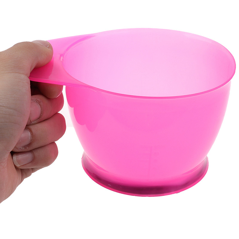 5 vnt./rinkinys Plaukų dažų spalvotų šepetėlių dubenėlio rinkinys su ausų kamšteliais Dažų maišytuvas Šukuosenos šukuosenos formavimo priedas