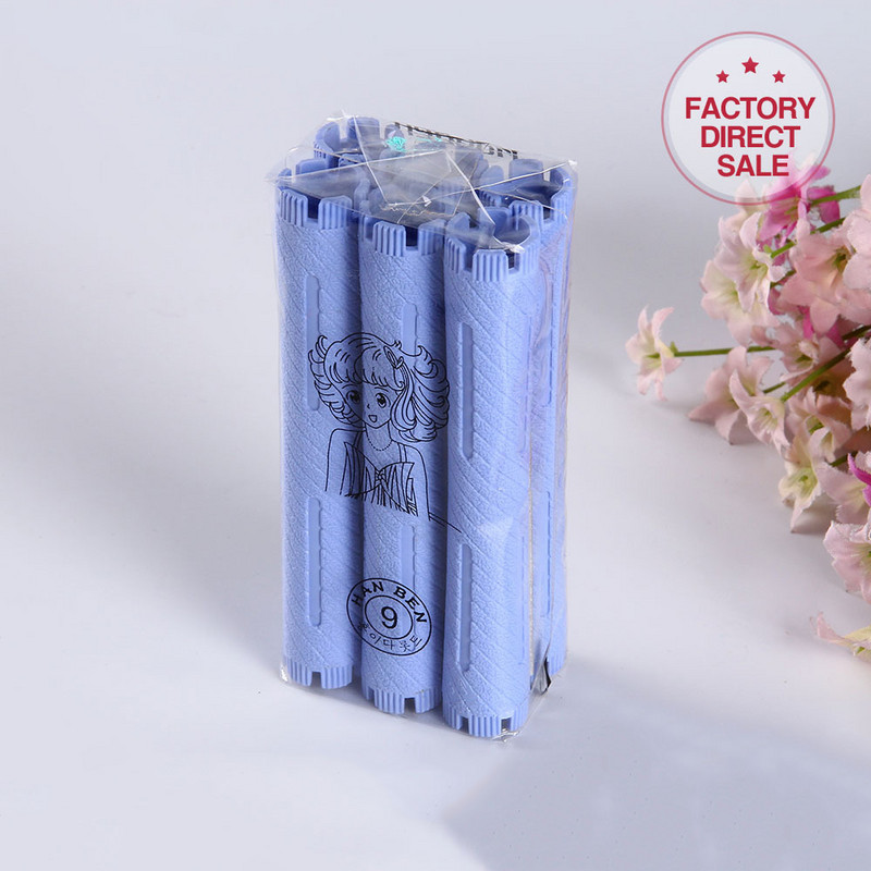 6 τεμ./συσκευασία Ρολά για μακριά μαλλιά Μπουκλάκια για ρολά Μαλλιά Κρύες ράβδοι περμανάντ Μπαρ Wave Hair Styling Tool Hairdressing Home Hot UN720