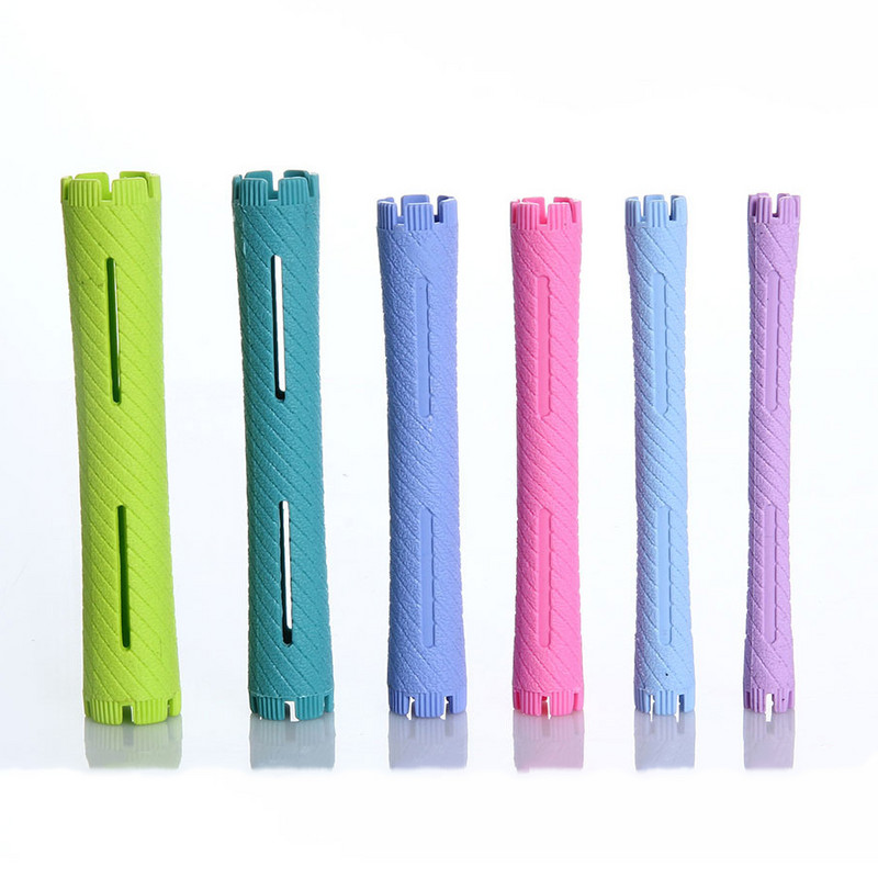 6 τεμ./συσκευασία Ρολά για μακριά μαλλιά Μπουκλάκια για ρολά Μαλλιά Κρύες ράβδοι περμανάντ Μπαρ Wave Hair Styling Tool Hairdressing Home Hot UN720