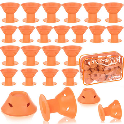 Mekani silikonski uvijači za kosu od 40 komada Čarobni uvijači za kosu s vrećicama Bez zagrijavanja Ne ozljeđuju Kosilice za kovrče Styling Djevojke Dame