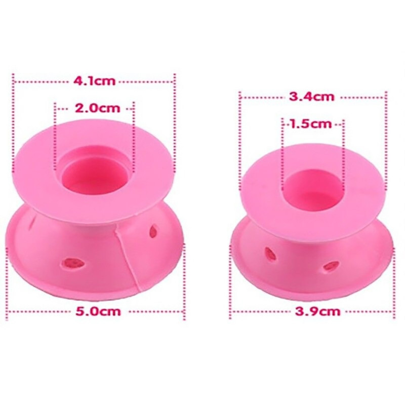 Lokšķēres Matu Ruļļi Nekarsējami Mīksts Silikona Magic Curly Hair Produkti Rullīšu ruļļi DIY Veidošanas rīki boucleur cheveux