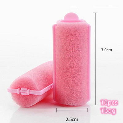 6 izmēra friziera mājas lietošanai DIY Magic Liels sūklis matu ruļļi Matu rullīši Ruļļi Veidošanas rullīšu ruļļu ruļļi skaistumkopšanas rīks