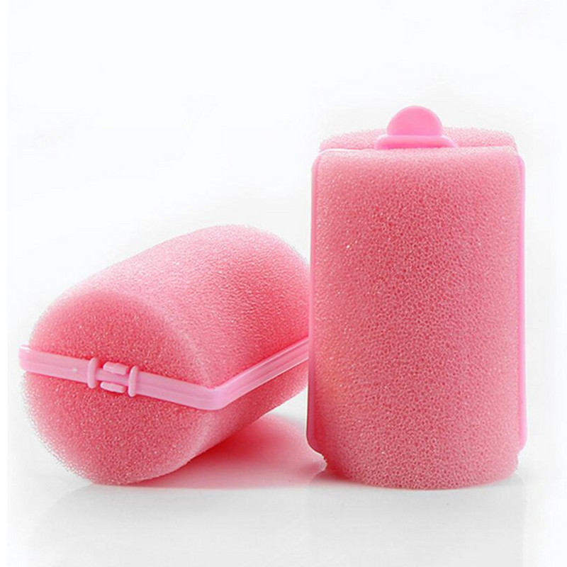 6 izmēra friziera mājas lietošanai DIY Magic Liels sūklis matu ruļļi Matu rullīši Ruļļi Veidošanas rullīšu ruļļu ruļļi skaistumkopšanas rīks