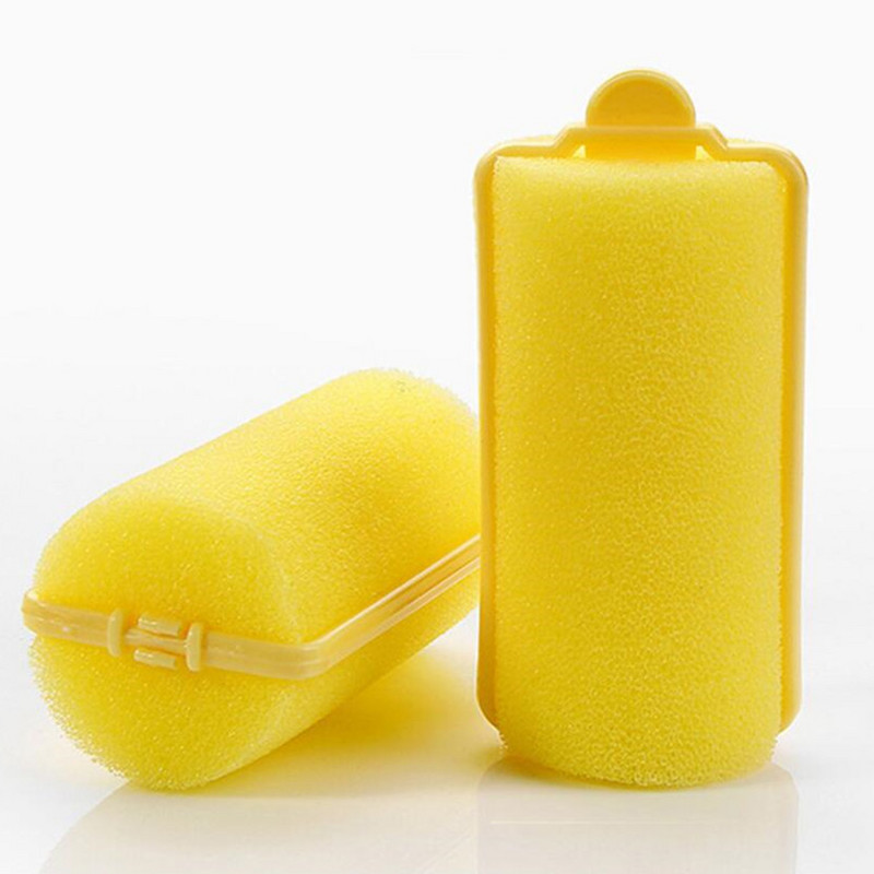 6 izmēra friziera mājas lietošanai DIY Magic Liels sūklis matu ruļļi Matu rullīši Ruļļi Veidošanas rullīšu ruļļu ruļļi skaistumkopšanas rīks