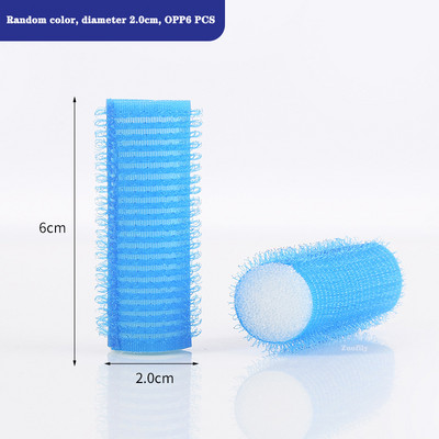 6Gb daudzizmēru krāsaini pašlīmējošie matu satvērēju rullīši Pro salons frizieru ruļļi DIY matu dizaina meitenes skaistuma veidošanas rīks