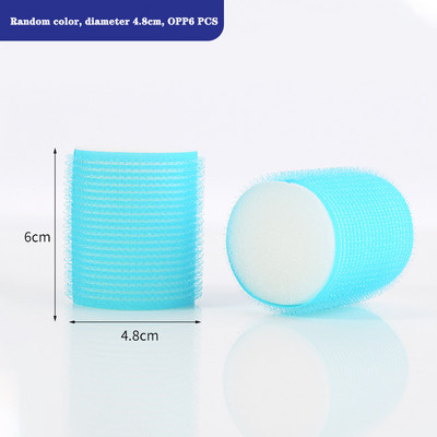 6Gb daudzizmēru krāsaini pašlīmējošie matu satvērēju rullīši Pro salons frizieru ruļļi DIY matu dizaina meitenes skaistuma veidošanas rīks