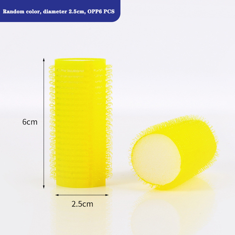 6Gb daudzizmēru krāsaini pašlīmējošie matu satvērēju rullīši Pro salons frizieru ruļļi DIY matu dizaina meitenes skaistuma veidošanas rīks