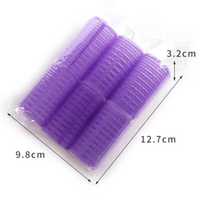 6gab 7 izmēra frizieru mājas lietošanai matu ruļļi DIY Magic lieli pašlīmējošie matu ruļļi Veidošanas rullīšu ruļļu ruļļi skaistumkopšanas rīks
