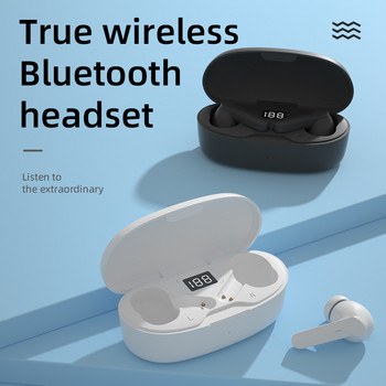 Pro 13 TWS Bluetooth5.0 Ακουστικά Ασύρματα ακουστικά με Mic Bass Stereo Sports Earbuds Ακουστικά LED με έλεγχο αφής για τηλέφωνα