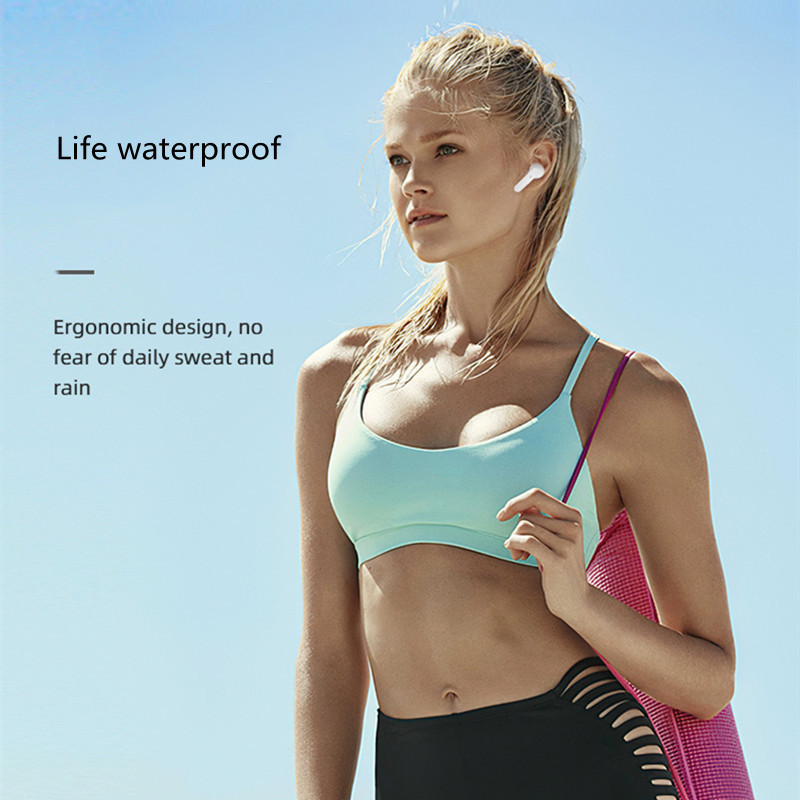 Pro 13 TWS Bluetooth5.0 Ακουστικά Ασύρματα ακουστικά με Mic Bass Stereo Sports Earbuds Ακουστικά LED με έλεγχο αφής για τηλέφωνα