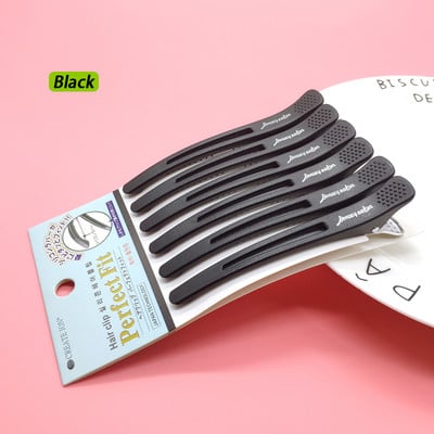 6db/készlet hőálló fix hajformázó eszköz, antisztatikus karbon hajcsat, szalon hajcsat, hajcsat, hajvágó eszköz