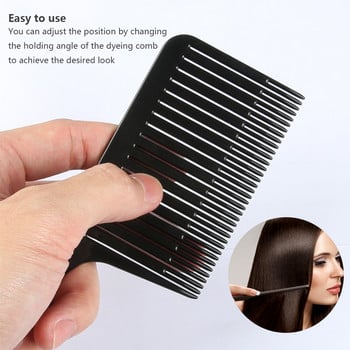 Επάγγελμα βαφής μαλλιών Comb Weave Comb Tail Pro-hair Coloring Highlighting Comb Weaving Βούρτσα μαλλιών κοπής για κομμωτική