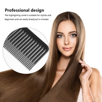 Επάγγελμα βαφής μαλλιών Comb Weave Comb Tail Pro-hair Coloring Highlighting Comb Weaving Βούρτσα μαλλιών κοπής για κομμωτική