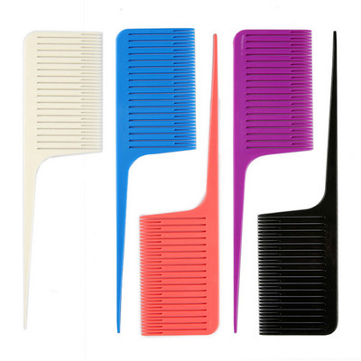 Profesionalno bojanje kose Češalj Weave Comb Tail Pro-hair Coloring Isticanje Comb Weaving Šišanje Četka za kosu za friziranje