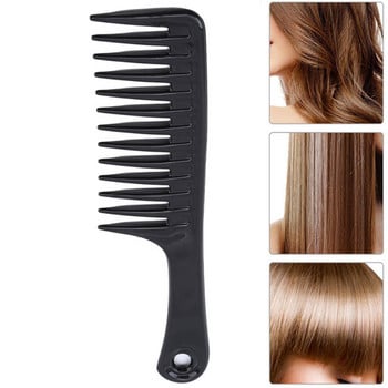 Grove Hairdress Comb Heat Resistant Woman Wet Hook Четки за къдрава коса Професионален салон Боядисване Инструменти за оформяне Груби широки шипове Зъб