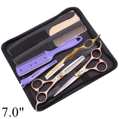 Hajolló Professzionális Purple Dragon 5,5" 6" 7" JP 440C Fodrász olló Vágóolló Vékony olló Hajvágás Z9105