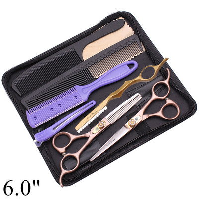 Hajolló Professzionális Purple Dragon 5,5" 6" 7" JP 440C Fodrász olló Vágóolló Vékony olló Hajvágás Z9105