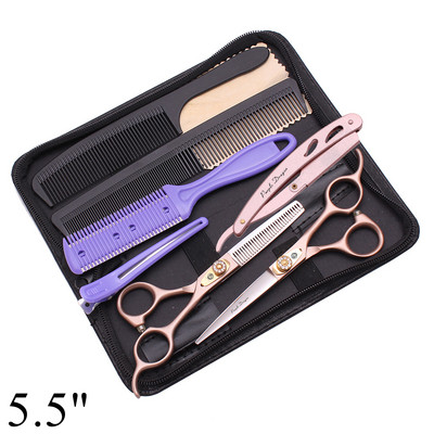 Hajolló Professzionális Purple Dragon 5,5" 6" 7" JP 440C Fodrász olló Vágóolló Vékony olló Hajvágás Z9105