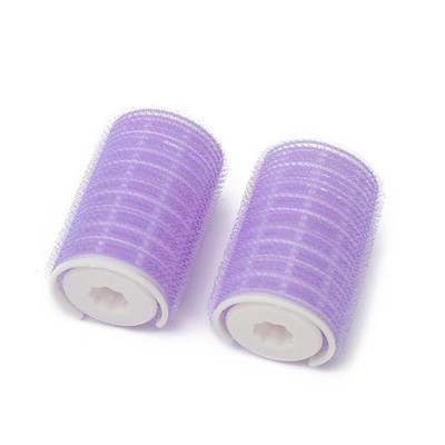 2kom/pakiranje Ružičasto ljubičasti plastični valjak za šiške, praktični lijeni samoljepljivi uvijač za kosu, korejski prijenosni umjetni artefakt za oblikovanje šiški