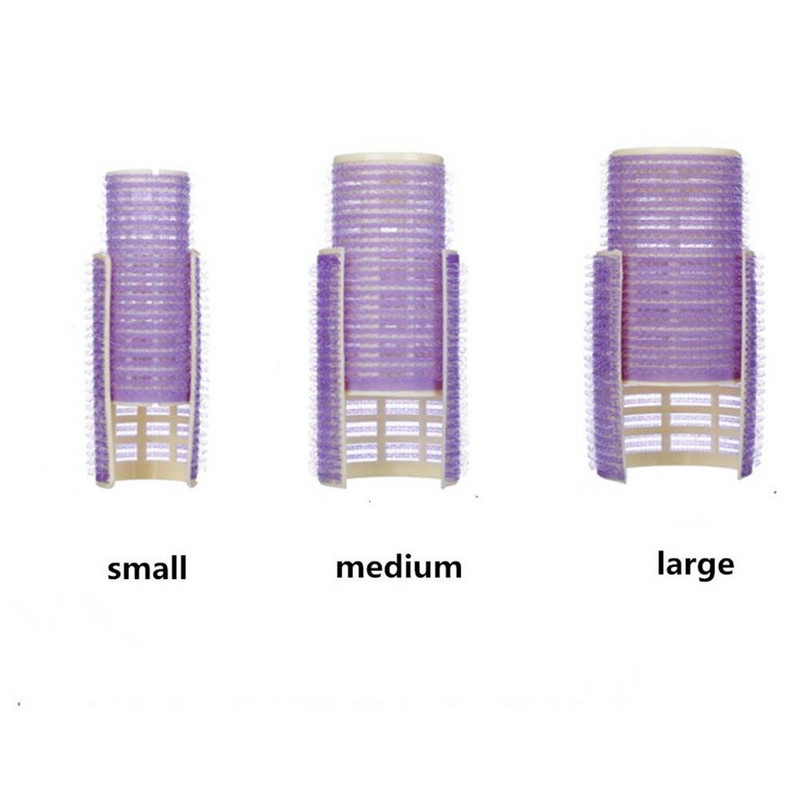 2kom/pakiranje Ružičasto ljubičasti plastični valjak za šiške, praktični lijeni samoljepljivi uvijač za kosu, korejski prijenosni umjetni artefakt za oblikovanje šiški