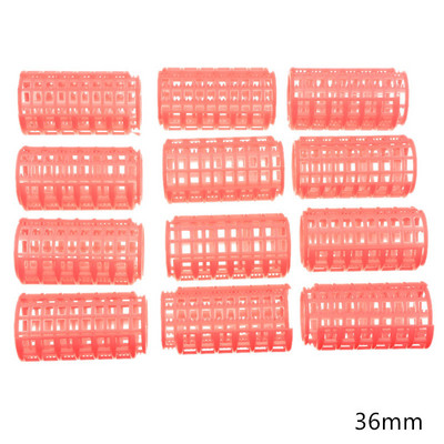 12 db/készlet 20mm 26mm 32mm 36mm 40mm hajcsavaró görgő nagy markolat kapcsok hajcsavarók fodrászat barkács hajformázás szépségápolási eszközök