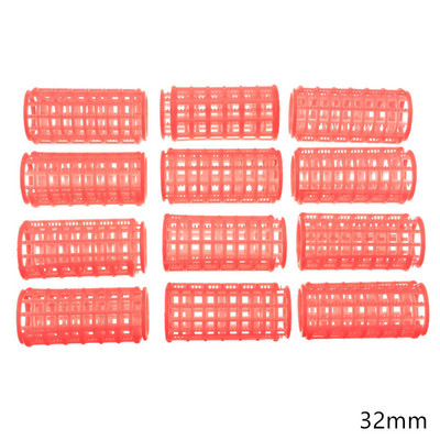 12 db/készlet 20mm 26mm 32mm 36mm 40mm hajcsavaró görgő nagy markolat kapcsok hajcsavarók fodrászat barkács hajformázás szépségápolási eszközök