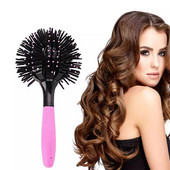 ÚJ Hot Japan 3D Bomb Curl Hajkefe Ball Styling Gömb alakú Masszázs Fésű Detangling Hőálló Hajfésű