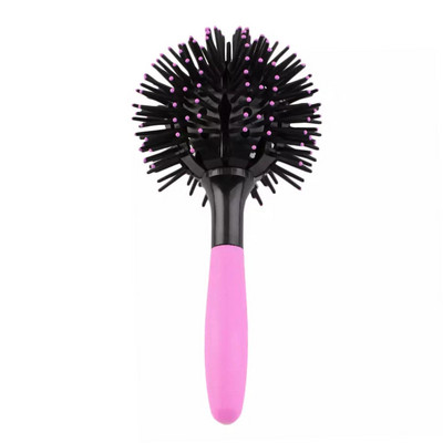 ÚJ Hot Japan 3D Bomb Curl Hajkefe Ball Styling Gömb alakú Masszázs Fésű Detangling Hőálló Hajfésű
