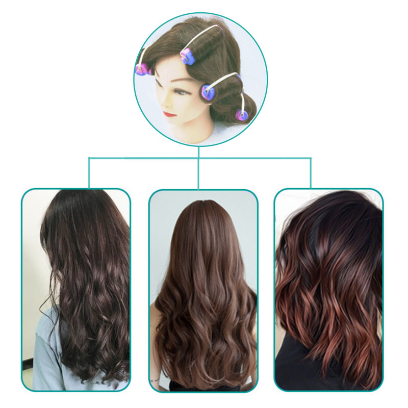 12 kom/lot Uvijač za kosu Pull Core Valjak za kosu Wave Formers Brijač Alat za oblikovanje kose Čarobni uvijači za kosu Roleri Salon Accessaries