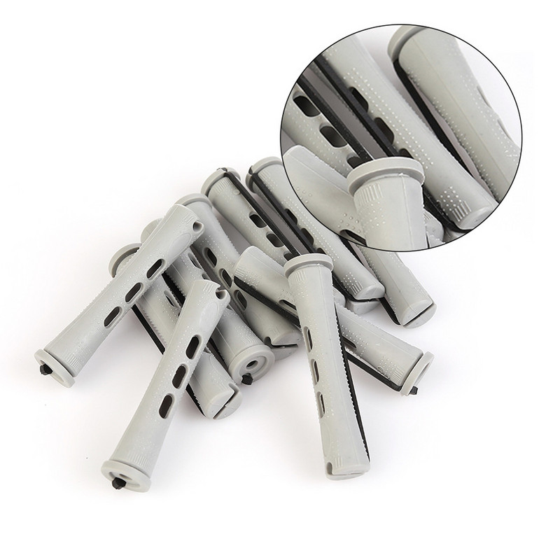 12kom profesionalnih štapića za trajnu kosu, kratkih štapića s hladnim valovima, plastičnih štapića za trajnu, valjci za uvijanje kose, uvijači s čeličnim češljem