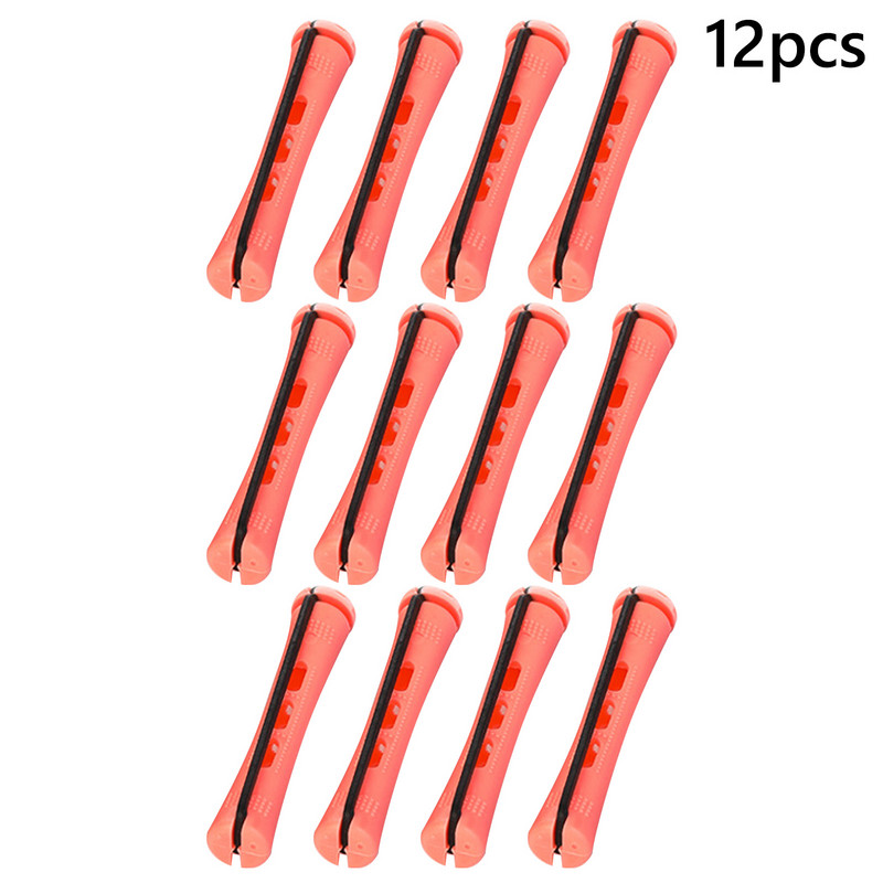 12kom profesionalnih štapića za trajnu kosu, kratkih štapića s hladnim valovima, plastičnih štapića za trajnu, valjci za uvijanje kose, uvijači s čeličnim češljem