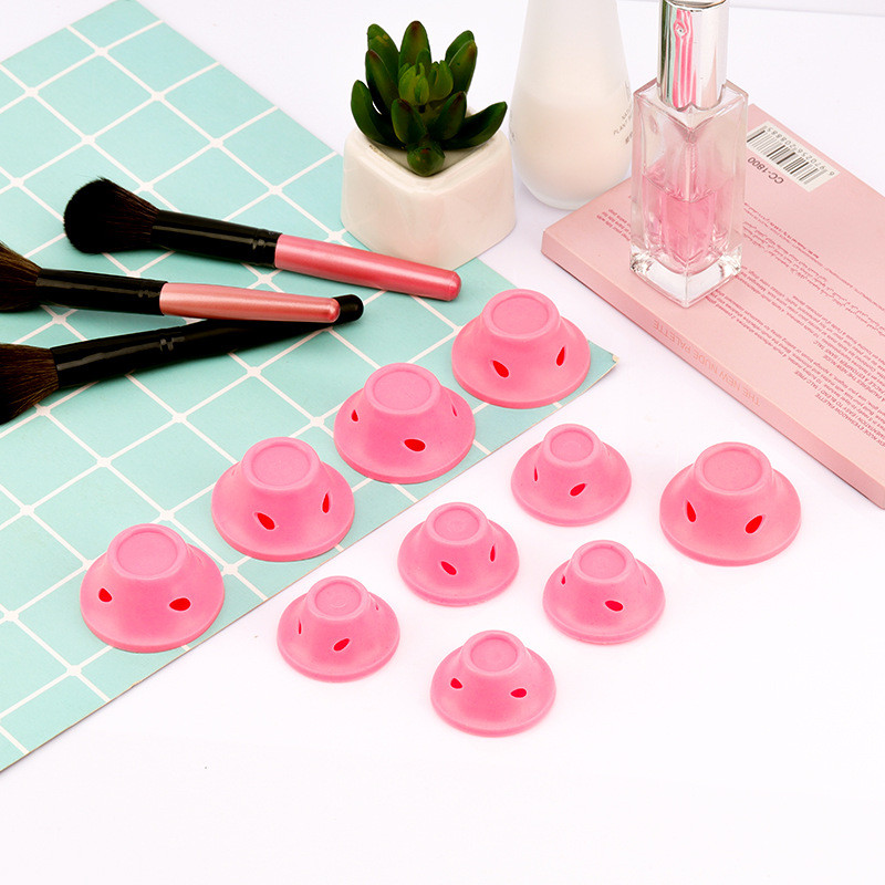 14.02.2024 Mīkstas gumijas Silikona Nekarsējams matu ruļļi Twist matu rullīši Skavas nesāp matus lokas veidošanas rīki DIY Girl Lady