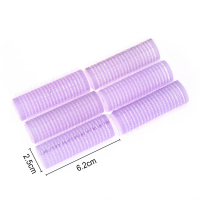 6 kom/set, veliki uvijači za kosu u različitim veličinama, nasumične boje, samoprihvatljivi, profesionalni salon, frizerski uvijači, alati za frizerski salon