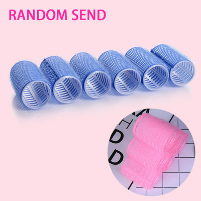 6 kom/set, veliki uvijači za kosu u različitim veličinama, nasumične boje, samoprihvatljivi, profesionalni salon, frizerski uvijači, alati za frizerski salon