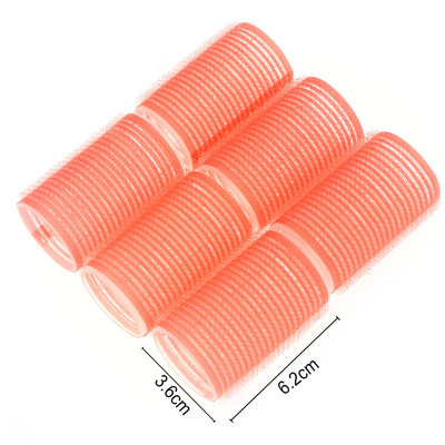 6 kom/set, veliki uvijači za kosu u različitim veličinama, nasumične boje, samoprihvatljivi, profesionalni salon, frizerski uvijači, alati za frizerski salon