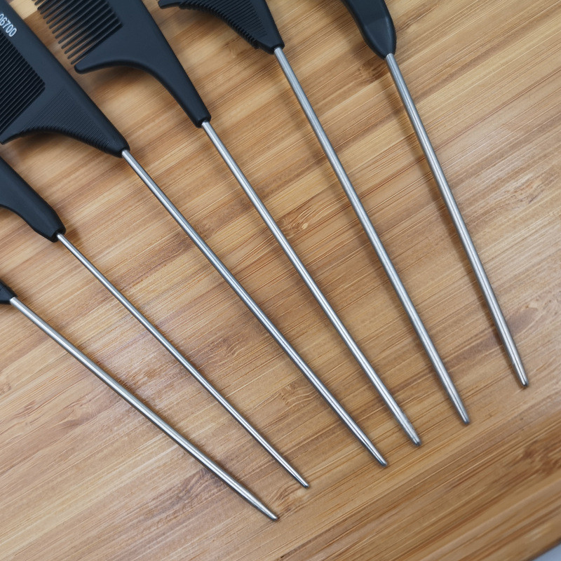 Profesionalni češljevi Šiljati rep Češljevi za šišanje od nehrđajućeg čelika Njega kose sa šiljcima Ženski salon Brijačnica Dodaci za oblikovanje