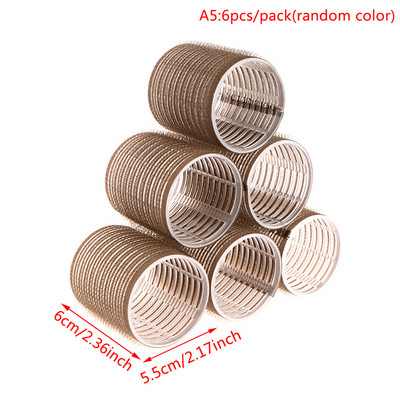 5-12 τμχ Μαξιλαράκι από αφρό ροζ μαλακό σφουγγάρι Ρολά μαλλιών Σαλόνι κουρέας DIY μπούκλες Σετ εργαλείων κομμωτηρίου DIY Home