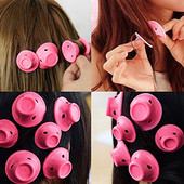 10kom Čarobni valjci za njegu kose za uvijač za spavanje Bez topline Mekani gumeni silikonski uvijač za kosu za dom Uvrnuti alat za oblikovanje kose DIY