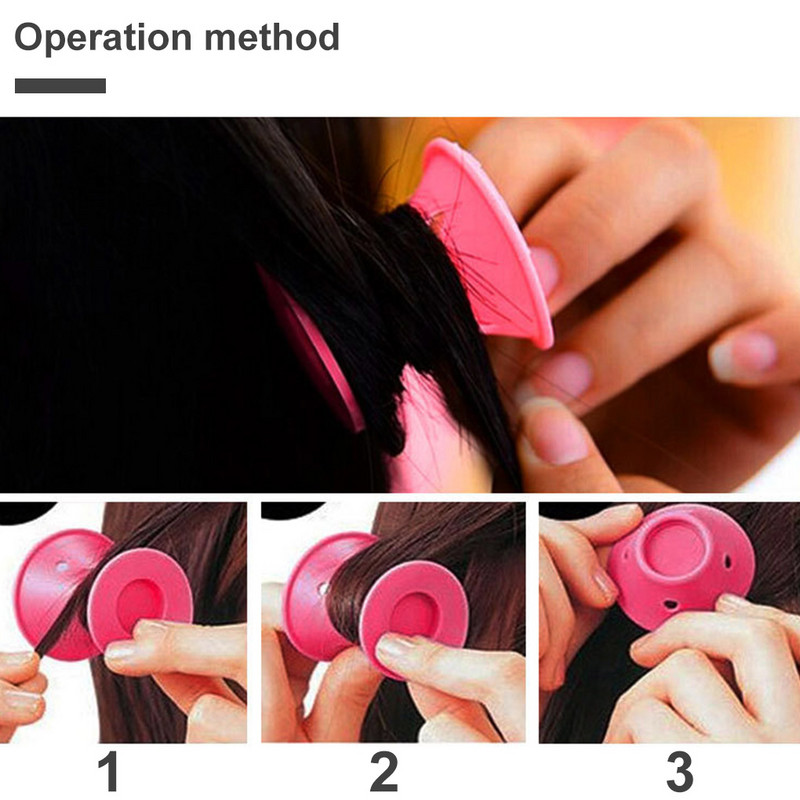 10 бр. Вълшебни ролки за грижа за косата за маша Спяща без топлина Мека гумена силиконова маша за коса за дома Twist Инструмент за оформяне на коса Направи си сам