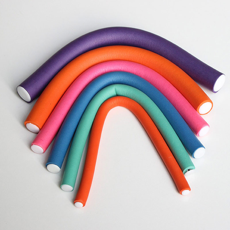 10 gab./komplekts Matu lokotājs Magic Air Hair Roller Curling Sticks Soft Foam Twist Flexi Rods Matu DIY veidošanas rīks SANA889