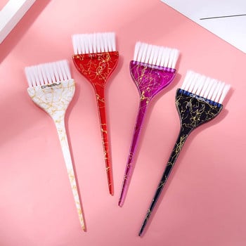 Боядисване на четки за боядисване на коса Пластмасови инструменти за лесно почистване Домашен салон Бръснар Четка за оцветяване Фризьорство Направи си сам Аксесоари за подстригване