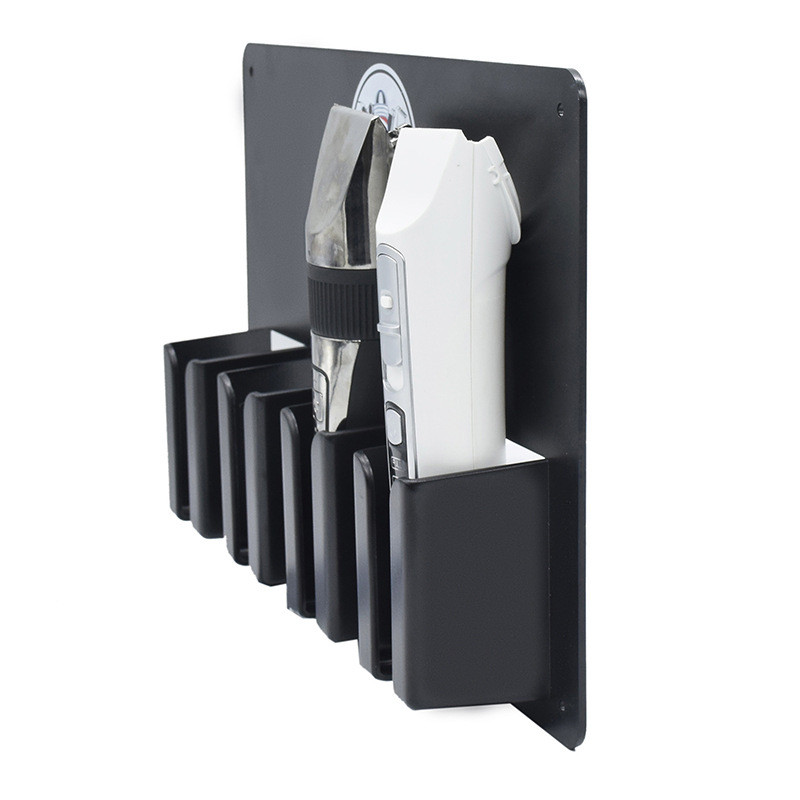 Kirpyklos sieninė elektrinė kirpimo mašinėlė plaukų kirpimo mašinų stovas Kirpyklos stoties žoliapjovės skustuvo laikiklis, atsparus karščiui kirpimo mašinos stovas