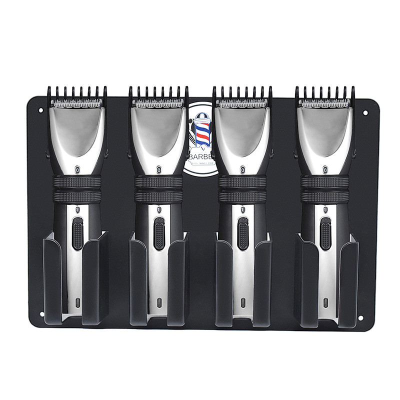 Kirpyklos sieninė elektrinė kirpimo mašinėlė plaukų kirpimo mašinų stovas Kirpyklos stoties žoliapjovės skustuvo laikiklis, atsparus karščiui kirpimo mašinos stovas