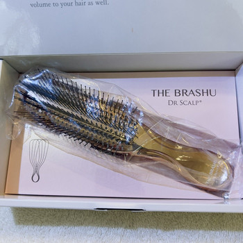 The Brashu Dr. Scalp Massage Brush Шампоан за коса Deep Cleanse Произведено в Япония