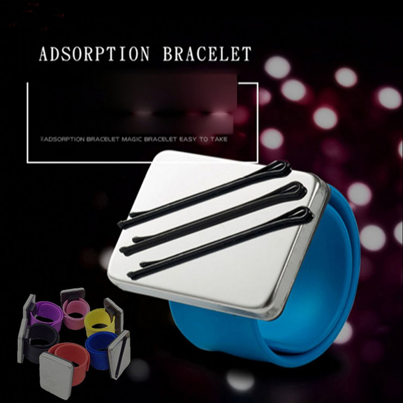 Alati za oblikovanje Kozmetički salon Magnetna narukvica Ukosnica Kartica Magnet Pat Ring Shape sat sa kopčom za kosu Ukosnica Dodaci za kosu